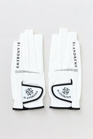 St ANDREWS 合皮ネイルスルーグローブ (両手用) (LADIES) セントアンドリュース ファッション雑貨 手袋 ホワイト ブラック【送料無料】