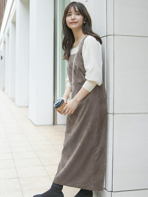Vicky 手洗い可能 細コール天ジャンパースカート Rakuten Fashion 楽天ファッション 旧楽天ブランドアベニュー Bs5014