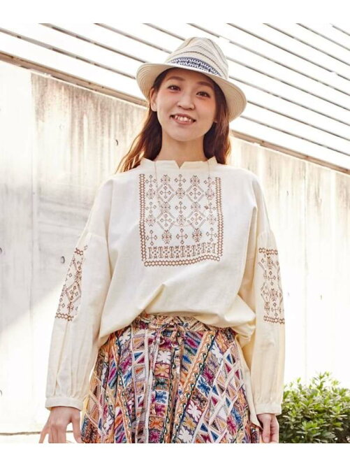 チャイハネ Yul クロスステッチトップス Rakuten Fashion 楽天ファッション 旧楽天ブランドアベニュー Ce9014