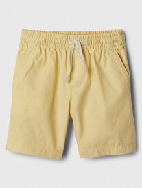 【SALE／40%OFF】GAP (K)babyGap ウォッシュウェル ポプリン プルオンショートパンツ ギャップ パンツ その他のパンツ ネイビー ベージュ イエロー