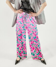 MAISON SPECIAL Gradation Flower Pattern Easy Pants メゾンスペシャル パンツ その他のパンツ ピンク グリーン【送料無料】