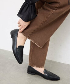 LE TALON 《追加》スクエアステッチソフトローファー ルタロン シューズ・靴 ローファー ブラック【送料無料】