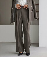 VIS 美easyウーリッシュワイドパンツ/WEB限定カラー・セットアップ対応 ビス パンツ その他のパンツ グレ…