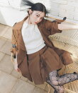 【Classical lady Series】ラッフルミドル丈ジャケット
