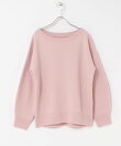 カシミヤシルクブレンドボートネックニット