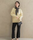 カシミヤシルクブレンドボートネックニット