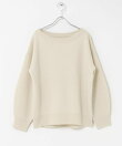 カシミヤシルクブレンドボートネックニット