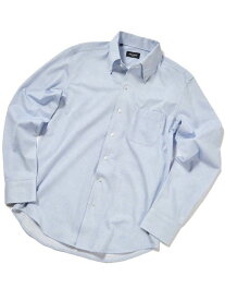MEN'S BIGI プリントジャージボタンダウンドレスシャツ メンズ ビギ トップス シャツ・ブラウス ブルー ネイビー ホワイト【送料無料】