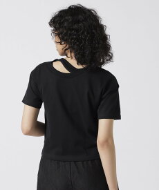 B'2nd MANOF (マノフ) 別注BACK OPEN W FACE TOPS ビーセカンド トップス カットソー・Tシャツ ブラック ホワイト【送料無料】