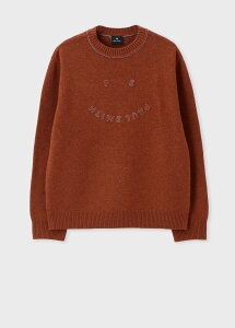 PS Paul Smith Happy �����m�E�[�� �N���[�l�b�N�j�b�g �|�[���E�X�~�X �g�b�v�X �j�b�g �u���[�y���������z