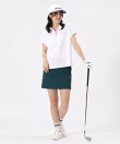ハーフジップ ビッグ ポロシャツ (WOMENS)