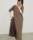 2WAYハーフスリーブカットワンピース