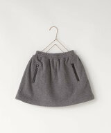 LOWRYS FARM フリースZIPスカート ローリーズファーム スカート ミニスカート ブラック グレー ブラウン…