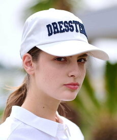DRESSTERIOR 【Safari5月号掲載】DRESSTERIORロゴキャップ ドレステリア 帽子 キャップ ネイビー ベージュ ブラック ホワイト【送料無料】