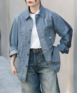 JOURNAL STANDARD L'ESSAGE �ʒ��yINSCRIRE*LEE*LESSAGE�zLOCO JK DENIM OW*U:�J�o�[�I�[�� �W���[�i���X�^���_�[�h ���T�[�W�� �W���P�b�g�E�A�E�^�[ �J�o�[�I�[���E���[�N�W���P�b�g �u���[�y���������z