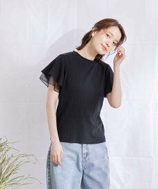 【SALE／30%OFF】JAYRO スカラップレーストップス ジャイロ トップス カットソー・Tシャツ ブラック ホワイト パープル