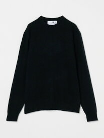 【SALE／30%OFF】three dots Men's cashmere l/s crew neck スリードッツ トップス ニット ブラック ブルー【送料無料】