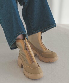 【SALE／40%OFF】JEANASIS mix material boots ジーナシス シューズ・靴 ブーツ ブラック グレー ベージュ【送料無料】