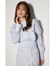 2WAYボウタイクロップドブラウス