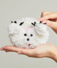 Magine FLAPPER フラッパー:おしゃれな犬 ミニポーチ マージン 財布・ポーチ・ケース ポーチ ブラウン ホワイト グレー