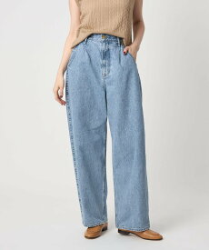 conte 【別注】＜upper hights for conte＞タックデニムパンツ UN ユナイテッドアローズ パンツ ジーンズ・デニムパンツ ネイビー ブルー【送料無料】