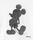 【ミッキーマウス / LOVELESS限定】プリントTシャツ(フロントシルエットスタイル)
