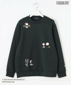 【SALE／40%OFF】23区GOLF 【MEN】『PEANUTS』コラボプリントトレーナー ニジュウサンクゴルフ トップス スウェット・トレーナー ブラック ネイビー【送料無料】