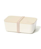 Francfranc ロゴ ランチボックス 1段 アイボリー 弁当箱 1段 ピクニック ランチ フランフラン 食器・調理…
