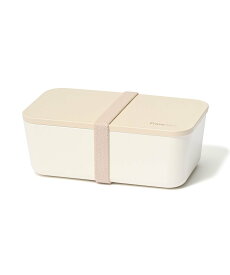 Francfranc ロゴ ランチボックス 1段 アイボリー 弁当箱 1段 ピクニック ランチ フランフラン 食器・調理器具・キッチン用品 弁当箱・ランチボックス ホワイト