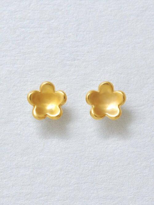 人気カラーの セカンドピアス K18お花ピアス ピアス