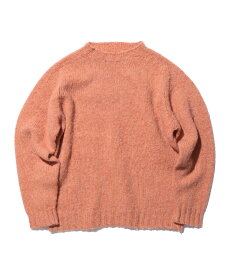 BEAMS PLUS BEAMS PLUS / シャギー バーナード セーター ビームス メン トップス ニット オレンジ グリーン ベージュ【送料無料】