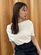 【SALE／30%OFF】FRAY I.D ドレープネックオフショルカットソー/ウォッシャブル フレイ アイディー トッ…