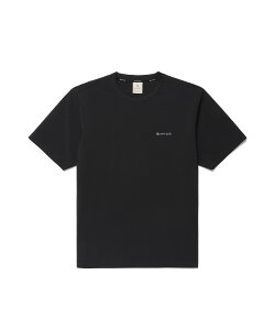 Snow Peak Root Woven Patch S/S T-Shirt �X�m�[�s�[�N �g�b�v�X �J�b�g�\�[�ET�V���c �u���b�N �O���[�y���������z