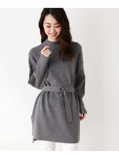 Shoo La Rue M Ll ボトルネックベルト付きチュニックワンピース Rakuten Fashion 楽天ファッション 旧楽天 ブランドアベニュー 4019