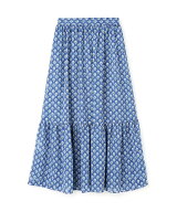 【SALE／70%OFF】SOULEIADO ポリエステルプリント ティアードマキシスカート トゥモローランド スカート …