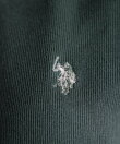U.S. POLO ASSN 別注 ワンポイント刺繍 コンパクトリブポロシャツ