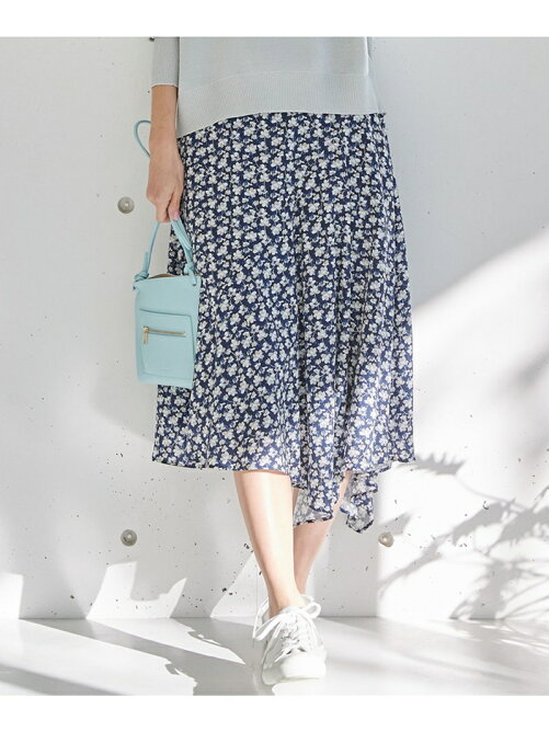 組曲 洗える マルチパターンプリント フレアスカート Rakuten Fashion 楽天ファッション 旧楽天ブランドアベニュー Cf