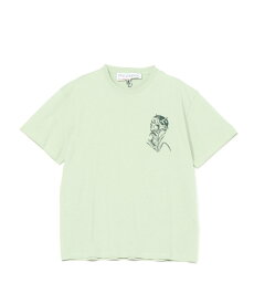 JW ANDERSON POL FACE EMBROIDERY T-SHIRT ジェイ ダブリュー アンダーソン トップス カットソー・Tシャツ グリーン【送料無料】