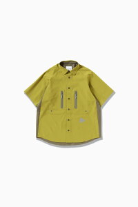 and wander tech SS shirt �A���h�����_�[ �g�b�v�X �V���c�E�u���E�X �O���[�� �u���b�N�y���������z