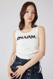 rienda ビジュードロストタンクトップス リエンダ トップス ノースリーブ・タンクトップ ブラック レッド ホワイト【送料無料】