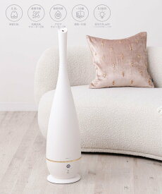 【SALE／30%OFF】Francfranc 【大容量】シレーヌ 上部給水型 超音波式2WAY加湿器 ホワイト フランフラン インテリア・生活雑貨 扇風機・空気清浄機・加湿器 ホワイト【送料無料】