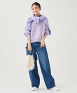【ヘアリー/上品】スパンコールヤーンふんわりニット
