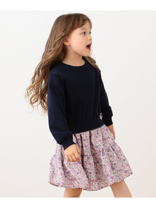 Any Fam 100 130cm 花柄 ドッキングワンピース Rakuten Fashion 楽天ファッション 旧楽天ブランドアベニュー Bt21