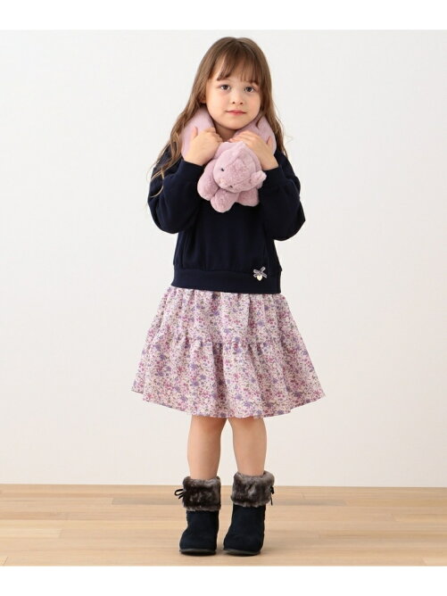 Any Fam 100 130cm 花柄 ドッキングワンピース Rakuten Fashion 楽天ファッション 旧楽天ブランドアベニュー Bt21