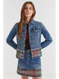 【SALE／50%OFF】Desigual 装飾柄 デニムジャケット デシグアル ジャケット・アウター デニムジャケット ブルー【送料無料】