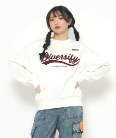 【SALE／40%OFF】PINK-latte 【着回し力◎】裏毛ロゴトップス ピンク ラテ トップス カットソー・Tシャツ ホワイト グレー パープル