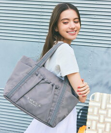 TOCCA 【WEB&一部店舗限定】【A4サイズ対応・撥水・サスティナブル素材】SOSTA POCKETTOTE トートバッグ トッカ バッグ トートバッグ グレー ブラック ネイビー【送料無料】