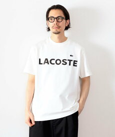 B:MING by BEAMS LACOSTE / ヘビーウェイト ブランドネーム ロゴTシャツ 24SS ビーミング ライフストア バイ ビームス トップス カットソー・Tシャツ ホワイト ブラック ネイビー【送料無料】