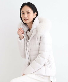 INDIVI 【名品/撥水/抗菌防臭】ショート リサイクルダウンコート インディヴィ ジャケット・アウター ダウンジャケット・ダウンベスト グレー ブラウン ネイビー ブラック【送料無料】