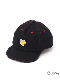 SHOO・LA・RUE 【Disney/ディズニー】刺繍ツイルキャップ シューラルー 帽子 キャップ ブラック ピンク
